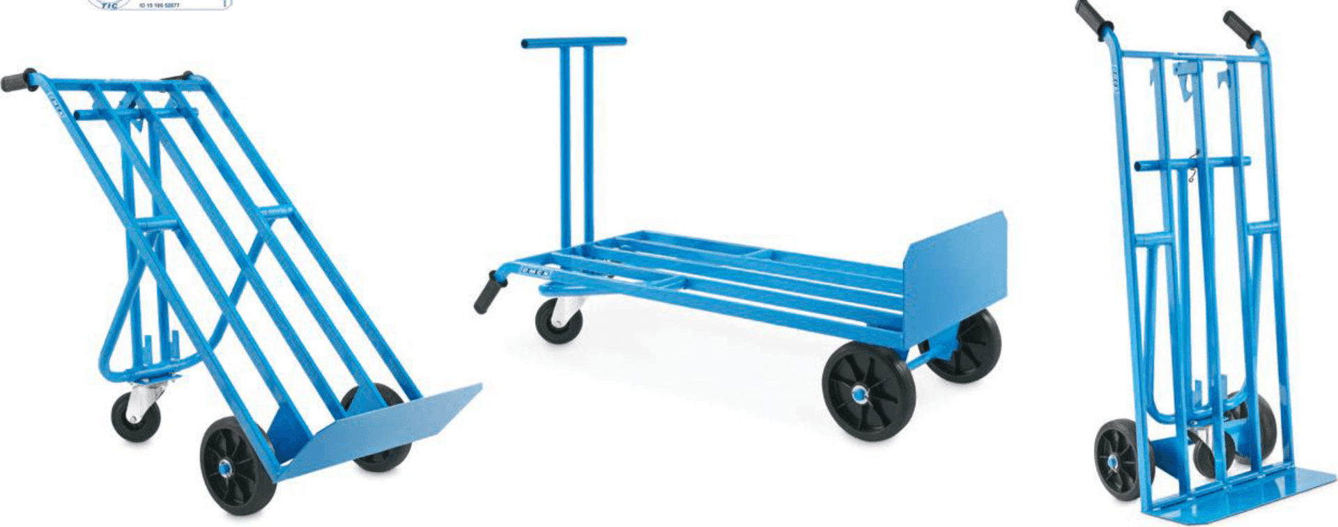CARRELLO MILLEUSI 3IN1 3 RUOTE MOVIMENTAZIONE OBBLIQUA ALTA O STESA OMCN 092 - 2