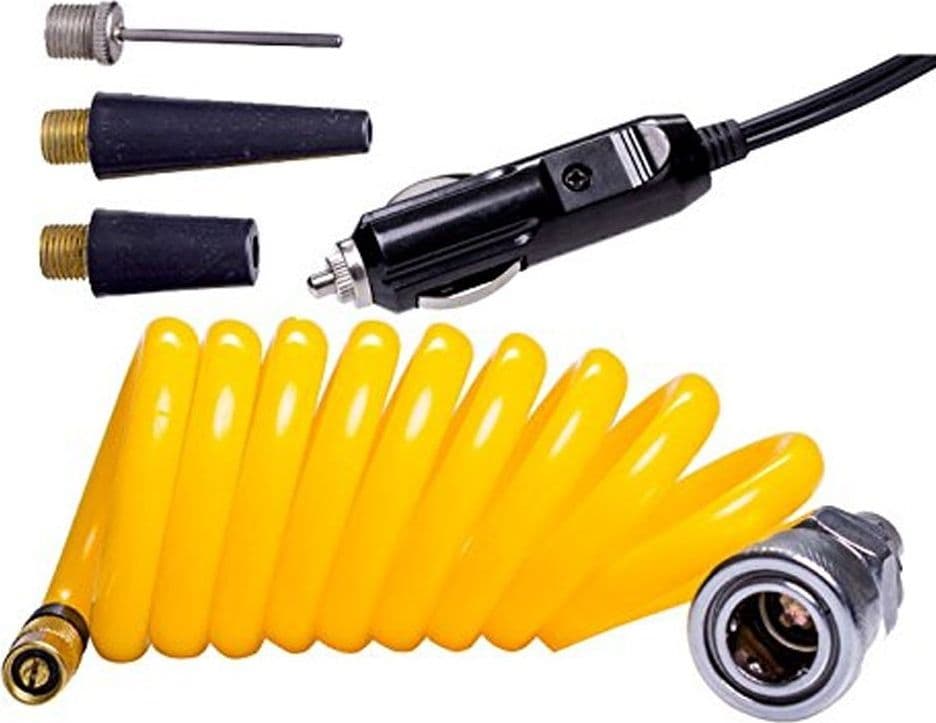 MINI COMPRESSORE ARIA PORTATILE 12V GOMME AUTO MOTO BICI GONFIATORE GONFIABILI - 2