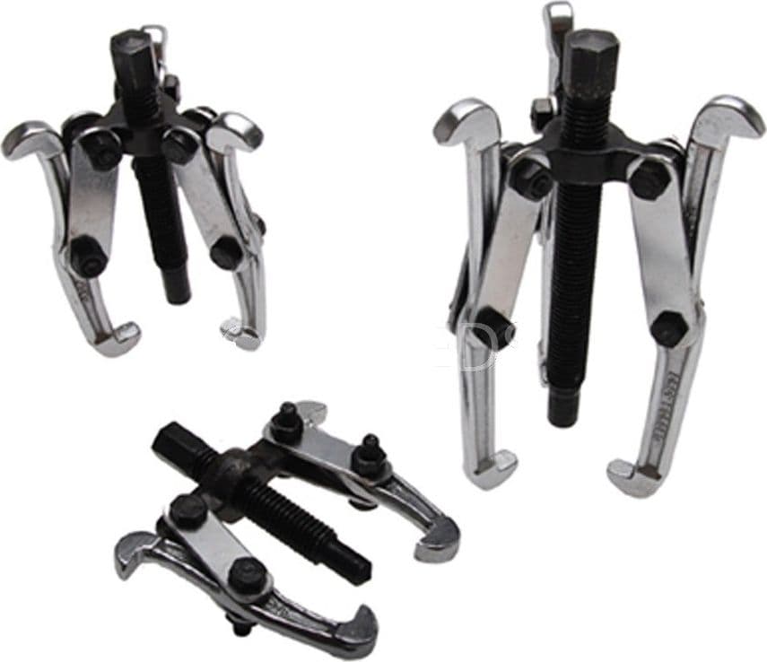 KIT 3 ESTRATTORI ESTRATTORE CUSCINETTI AUTO MECCANICA 6" 8" 10" 2 GRIFFE GAMBE