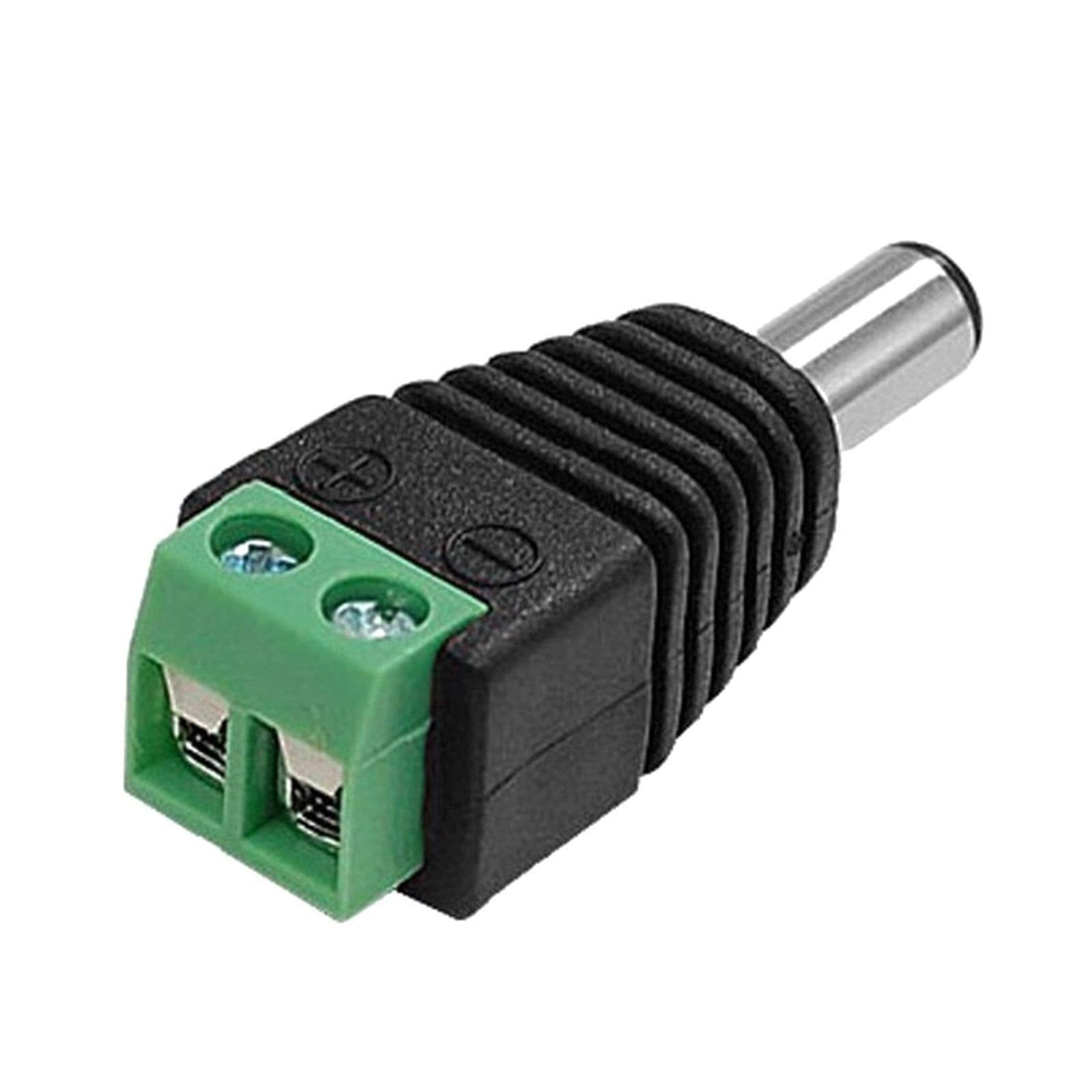 4X CONNETTORI ADATTATORI 12V BALUN BNC JACK RCA PER DVR SORVEGLIANZA TELECAMERE - 5