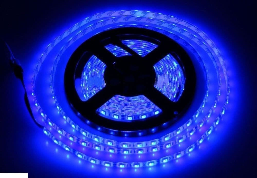 BOBINA STRISCIA LED 5050 FLESSIBILE 5 MT ADESIVA LUCE INTERNO ESTERNO IP65 STRIP - 15