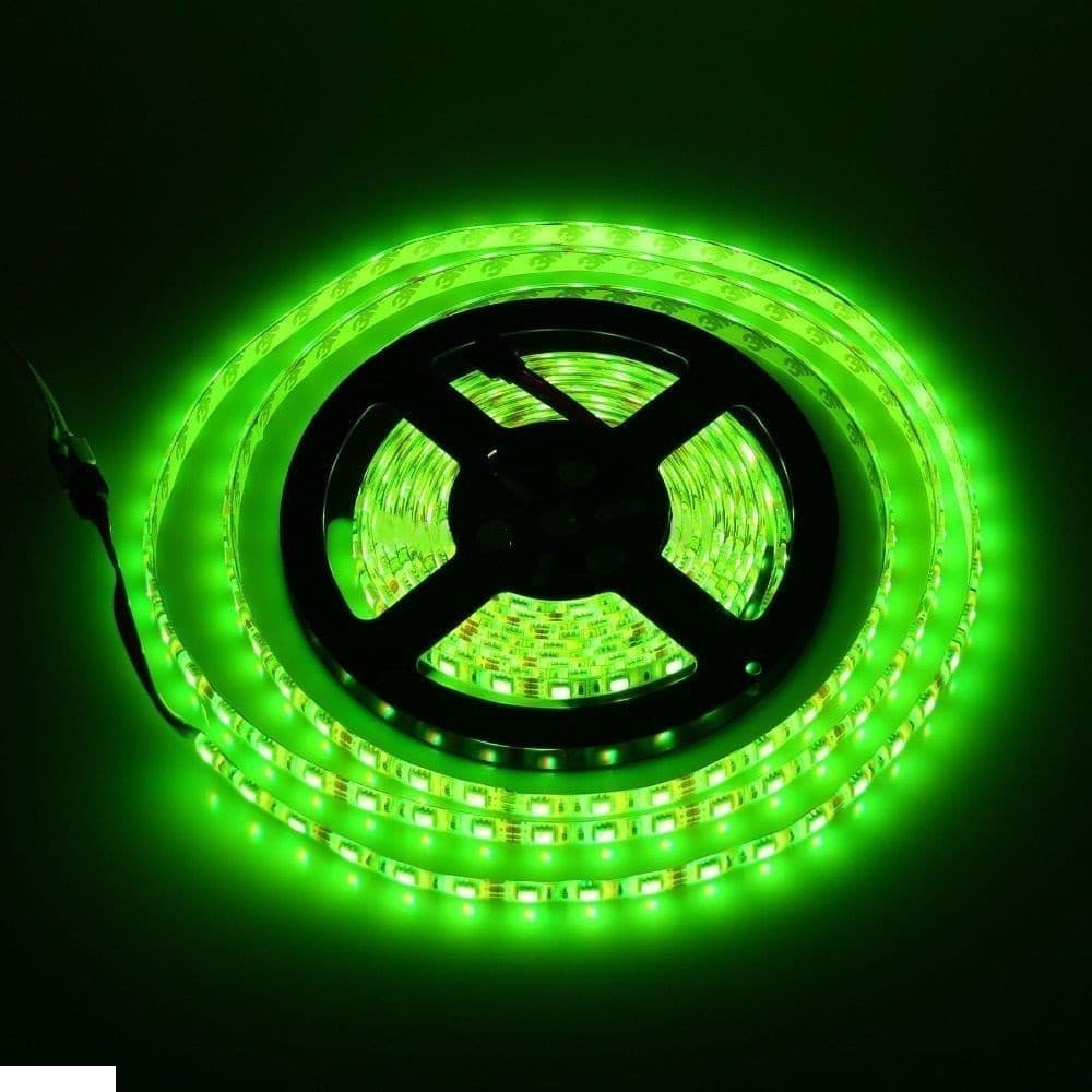 BOBINA STRISCIA LED 5050 FLESSIBILE 5 MT ADESIVA LUCE INTERNO ESTERNO IP65 STRIP - 14