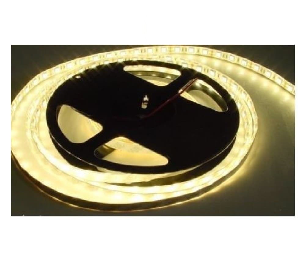 BOBINA STRISCIA LED 5050 FLESSIBILE 5 MT ADESIVA LUCE INTERNO ESTERNO IP65 STRIP - 11