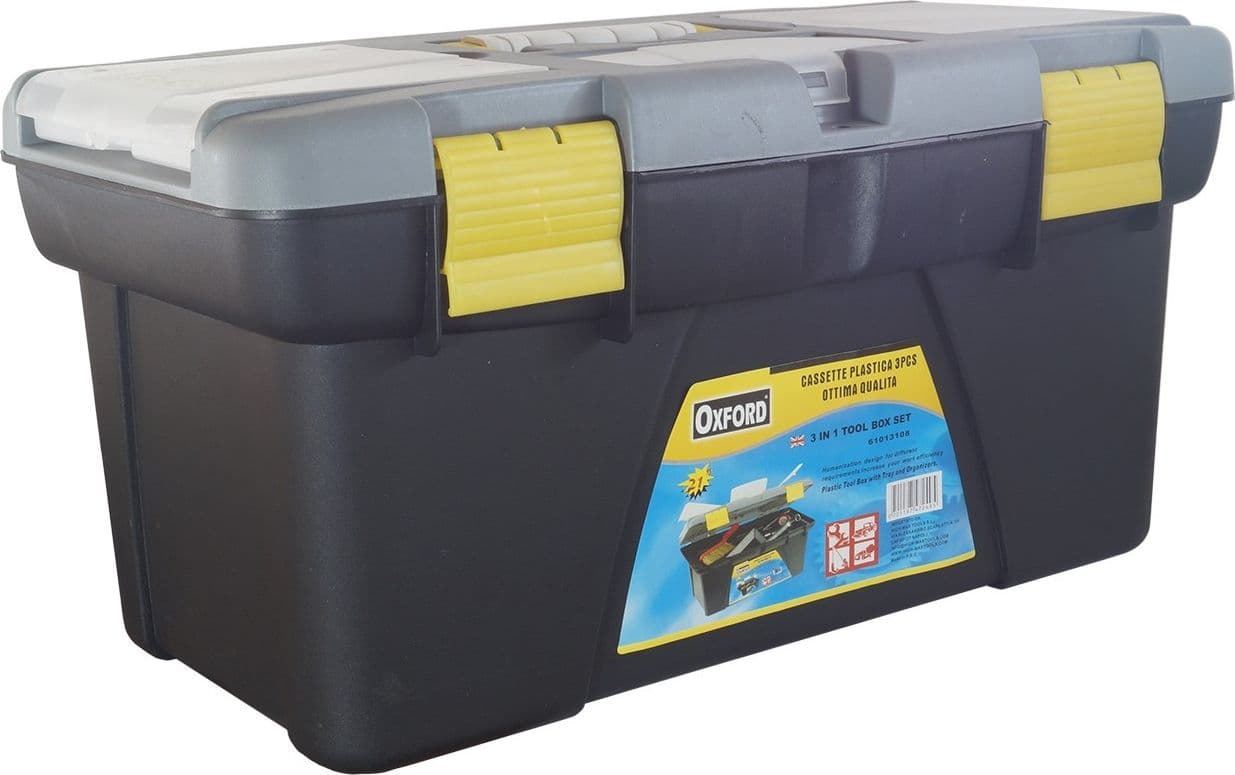 3 PZ X CASSETTA CASSETTE PORTAUTENSILI PORTA ATTREZZI E MINUTERIE IN PLASTICA - 6