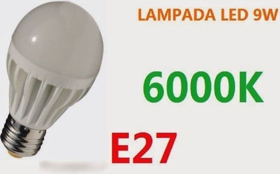 LAMPADINA A LED GLOBETTO SFERA CON ATTACCO GRANDE E27 DA 9W LUCE BIANCO FREDDO - 2