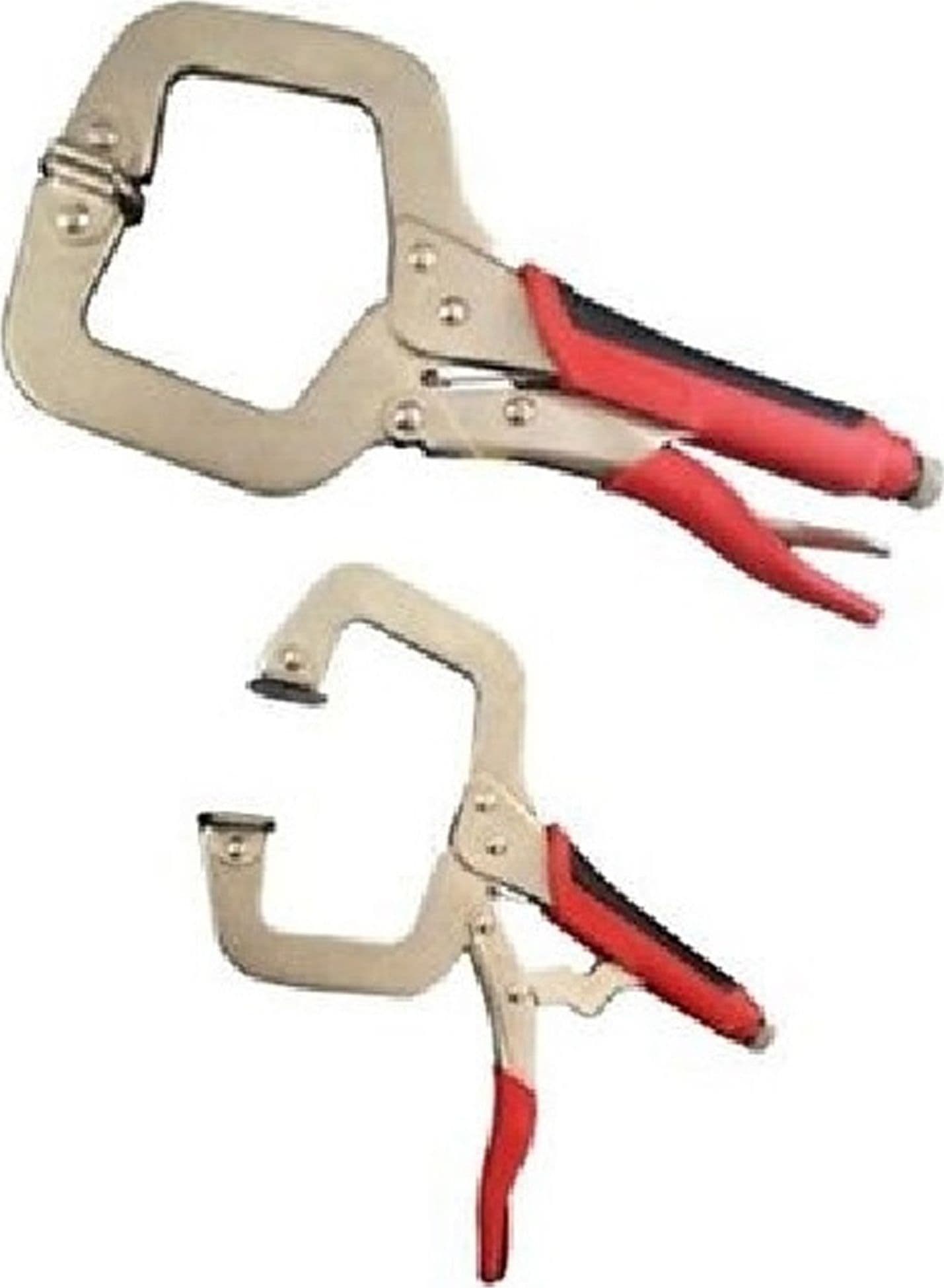 PINZA A MORSETTO CON GANASCE A CON COLLO DI CIGNO A GRIP SCATTO 10"
