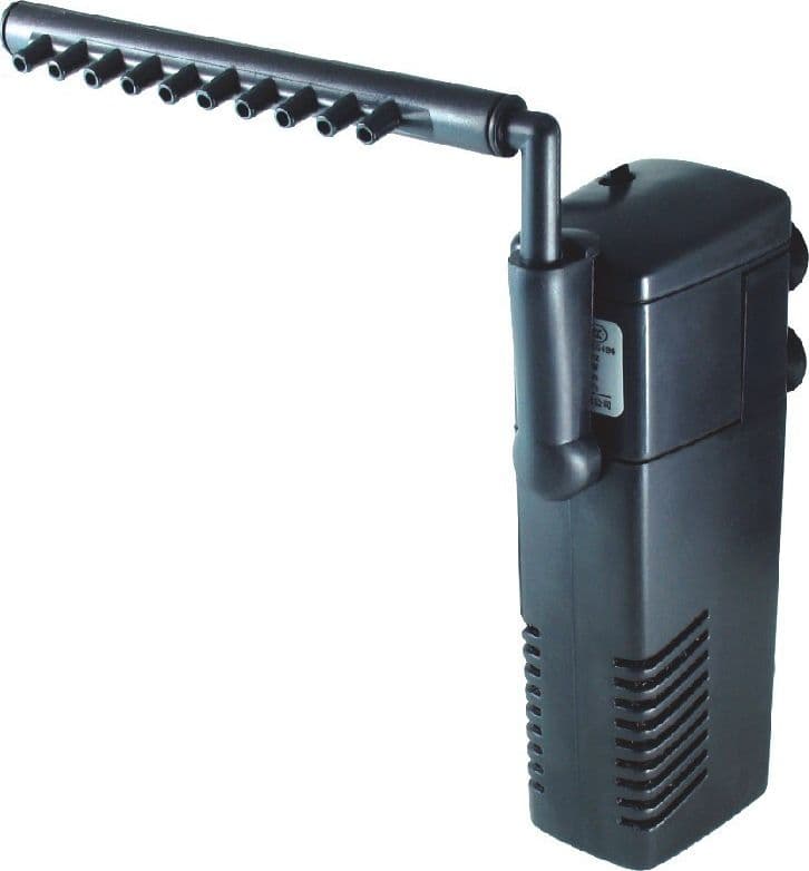 MULTI FILTRO INTERNO PER ACQUARIO CON BRACCETTO DOCCIA VENTOSA F380 3W 300L/H