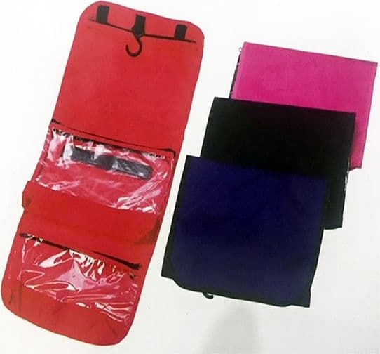 ORGANIZER PER COSMETICI TRASPORTABILE CON SACCHE INTERNE IMPERMEABILE HX-007 - 4