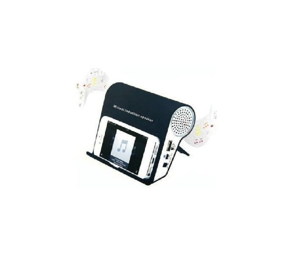 CASSE CASSA STEREO SPEAKER AD INDUZIONE SENZA FILI ALTOPARLANTE PER SMARTPHONE