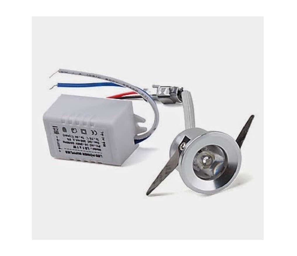 FARETTO AD INCASSO SEGNAPASSO A LED 1W 220V LUCE FREDDA CALDA PUNTO LUCE SCALE - 6