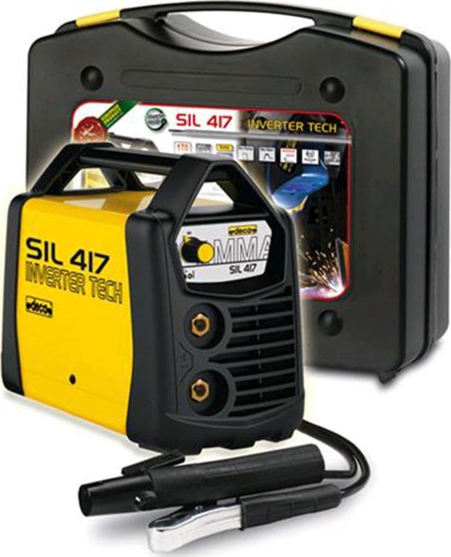 SALDATRICE SIL 417 230/50-60 1PH CON ACCESSORI E VALIGETTA DECA Inverter