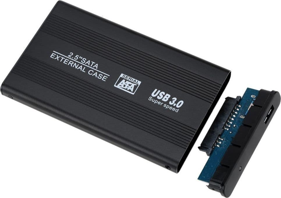 CASE BOX SLIM ESTERNO PER HARDISK HARD DISK HD 2.5" SATA USB 3.0 HDD 2,5" - 6