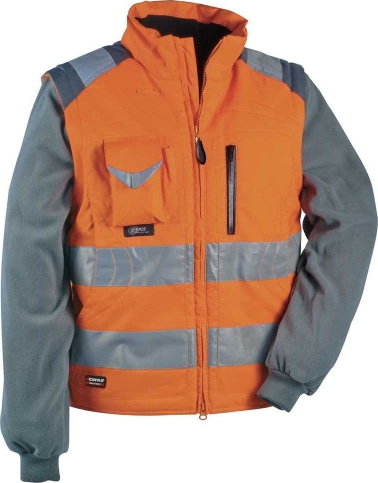 GILET IMBOTTITO SIGNAL COFRA CATARIFRANGENTE DA LAVORO ANTINFORTUNISTICA GIUBBIN - 3