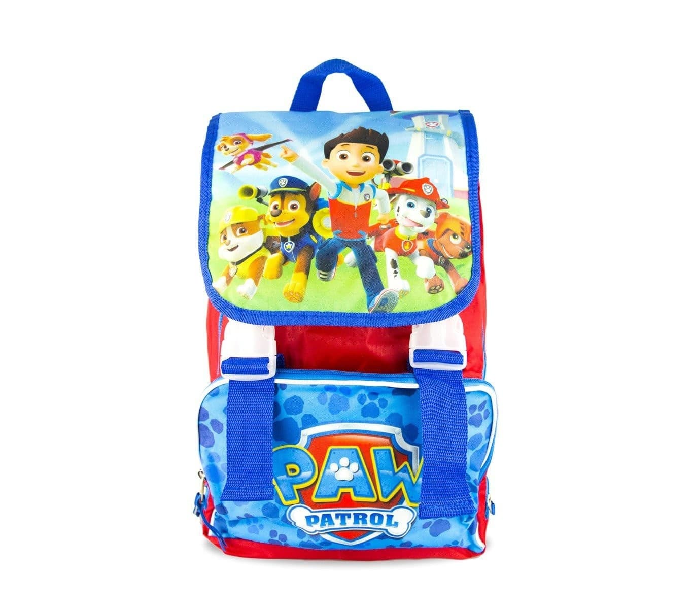 ZAINO ZAINETTO SCUOLA ELEMENTARE PAW PATROL ESTENSIBILE CON TASCA FRONTALE - 3