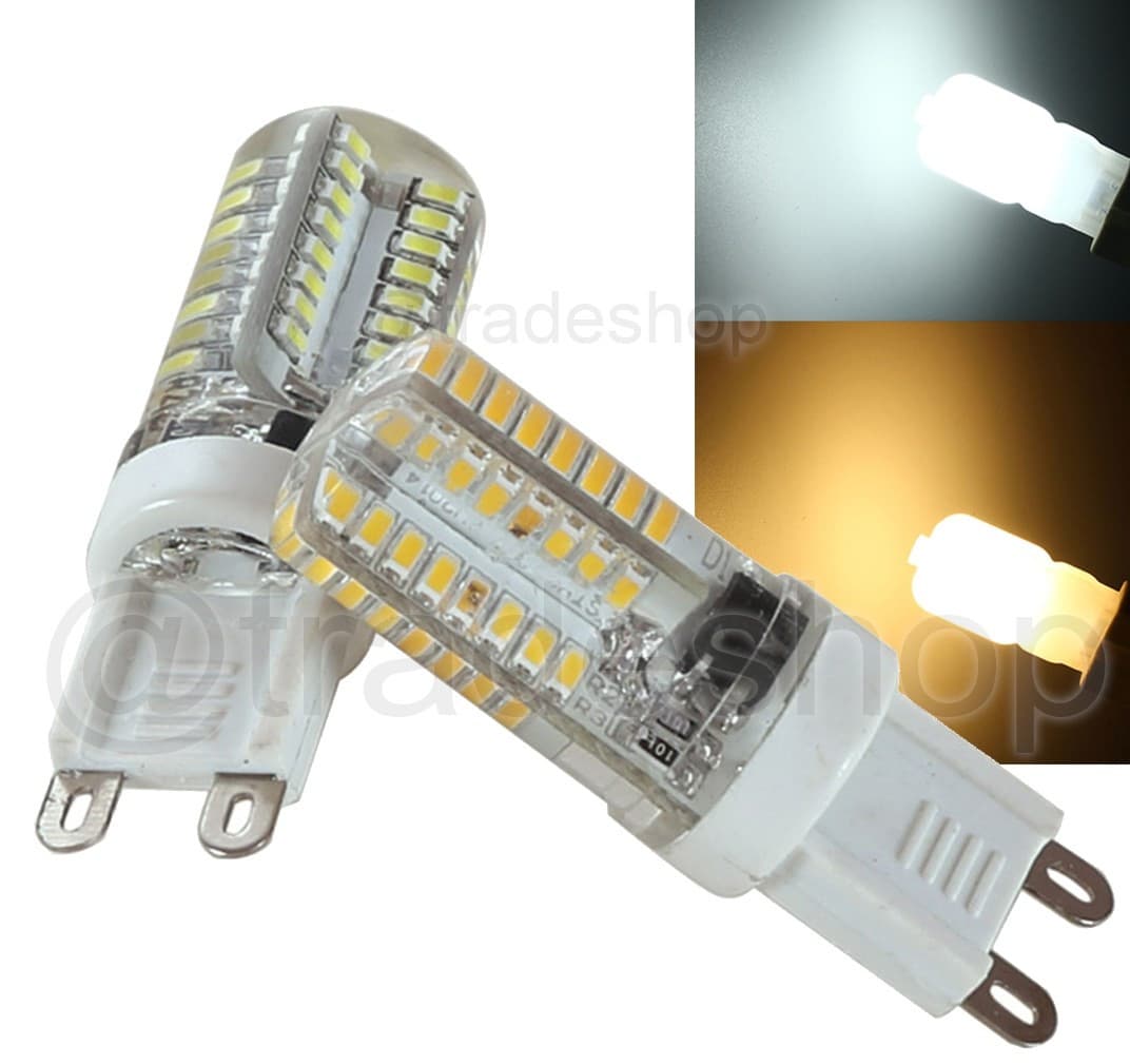 LAMPADA LAMPADINA A LED G9 3W 220V 64 LED LUCE CALDA E/O  FREDDA - 2