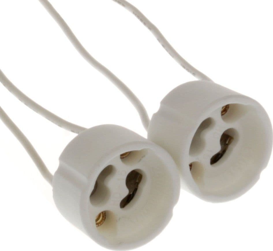 PORTA LAMPADA SOKET PER LAMPADE GU10 PORTALAMPADE 230v CON CAVETTO 15CM