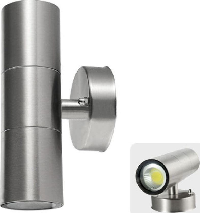 APPLIQUE A LED CILINDRO DOPPIO FASCIO LUCE UP E DOWN SOTTO SOPRA 5W