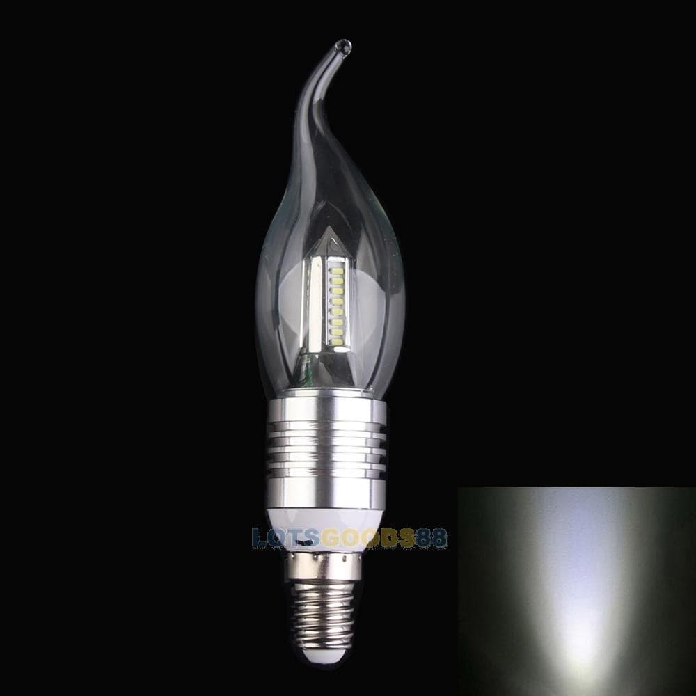 LAMPADA LAMPADINA 20 LED 4W WATT ALTA LUMINOSITA E14 LUCE CALDA FREDDA FIAMMA - 7