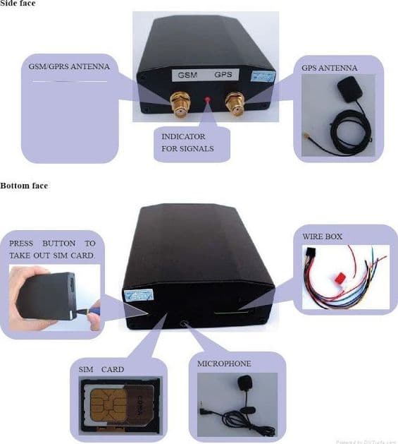 LOCALIZZATORE ANTIFURTO GPS GSM TRACKER PER AUTO SATELLITARE 12V PER VEICOLI GPS - 3