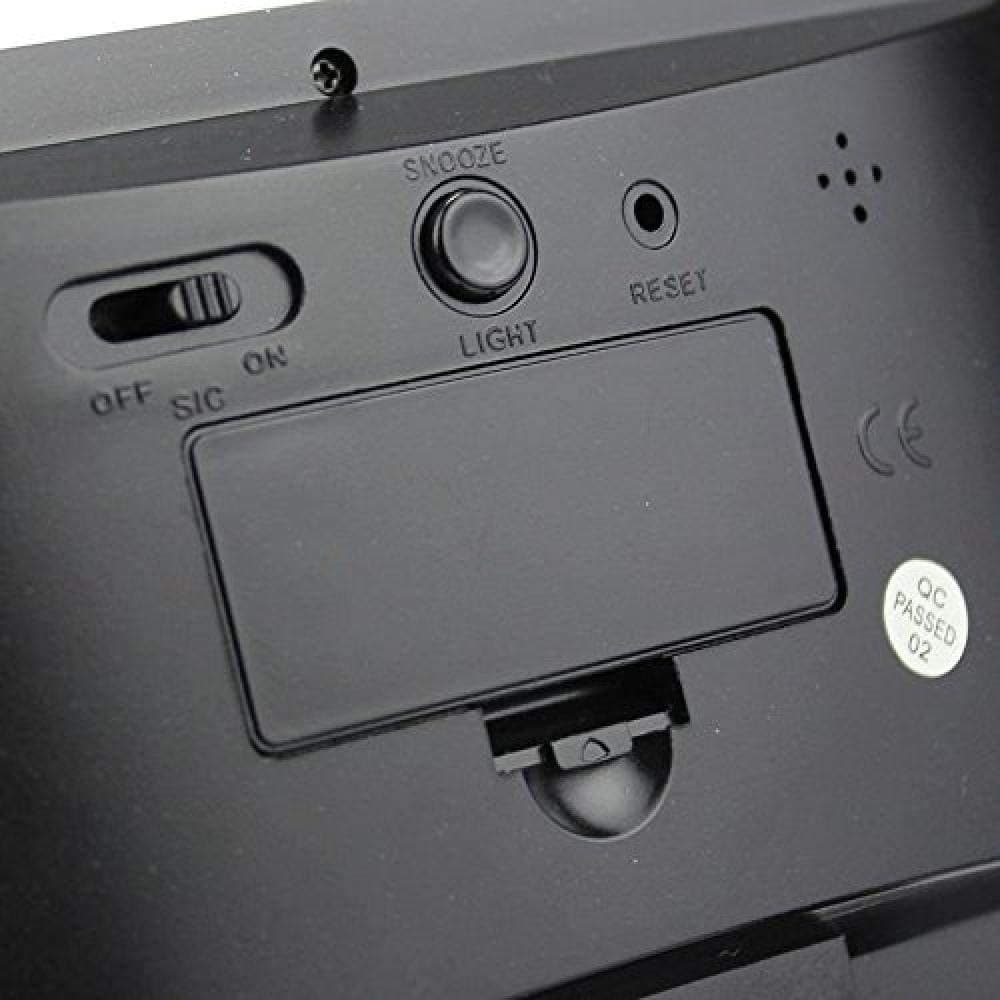 Sveglia Orologio da Tavolo Ampio display lcd Retro illuminato a Led - 4
