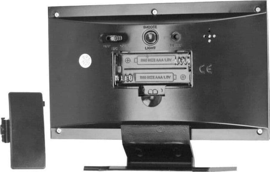 Sveglia Orologio da Tavolo Ampio display lcd Retro illuminato a Led - 5