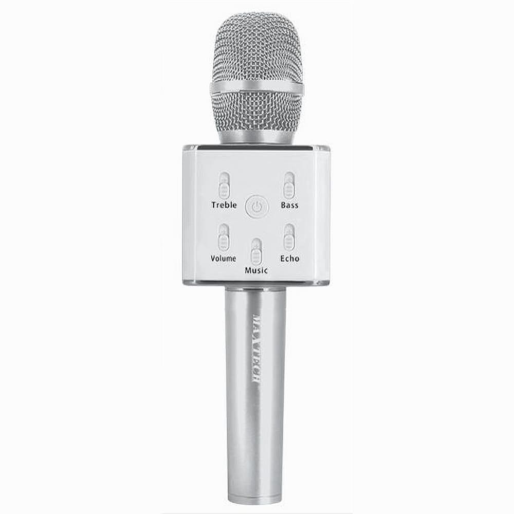 MICROFONO BLUETOOTH WIRELESS DOPPIO ALTOPARLANTE SPEAKER BLUETOOTH PORTATILE - 8