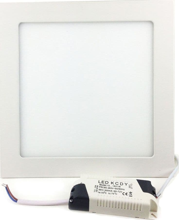 PANNELLO A LED TONDO O QUADRATO 3 6 12 18 20 25W AD INCASSO FREDDA CALDA NEUTRA - 6