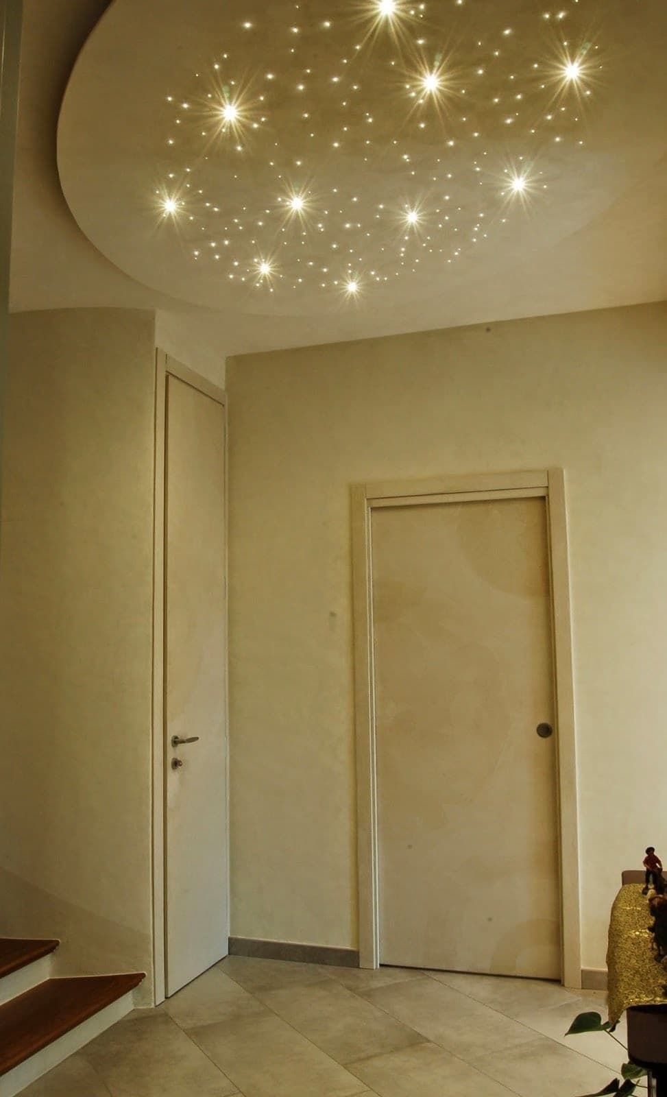 50 LED CIELO STELLATO INCASSO LUCE BIANCA O BLU FREDDA KIT PUNTI LUCE 5/12V - 5