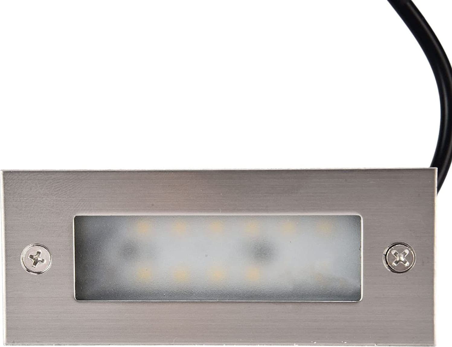 FARETTO FARO 3 LED SEGNAPASSI A INCASSO CALPESTABILE INTERNO ESTERNO 2W - 3