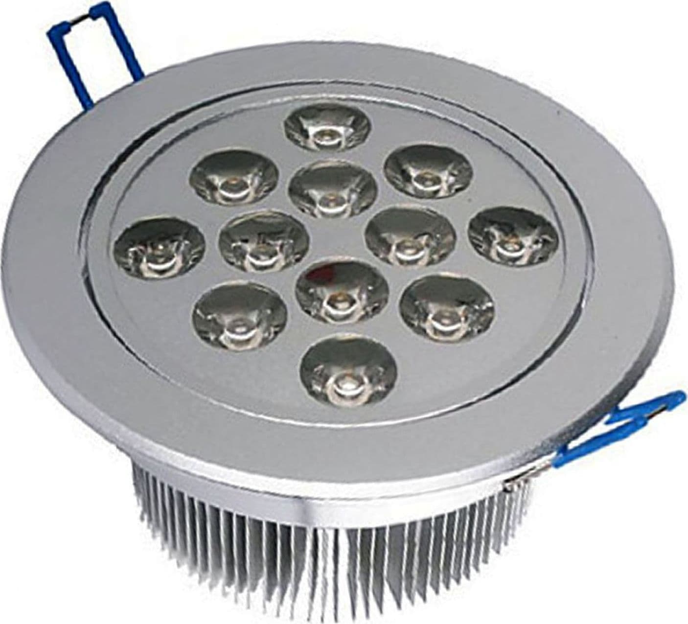 FARETTO FARO A LED 3W 5W 7W 9W 12W 15W 18W A INCASSO CON MOLLA LUCE CALDA FREDDA – Bianco Freddo, 12 Watt – TrAdE Shop