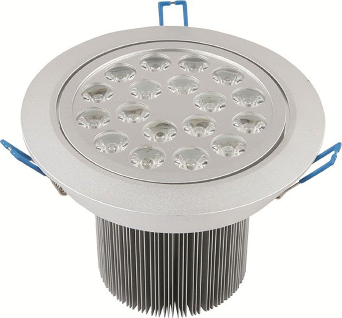 FARETTO FARO A LED 3W 5W 7W 9W 12W 15W 18W A INCASSO CON MOLLA LUCE CALDA FREDDA – Bianco Freddo, 18 Watt – TrAdE Shop