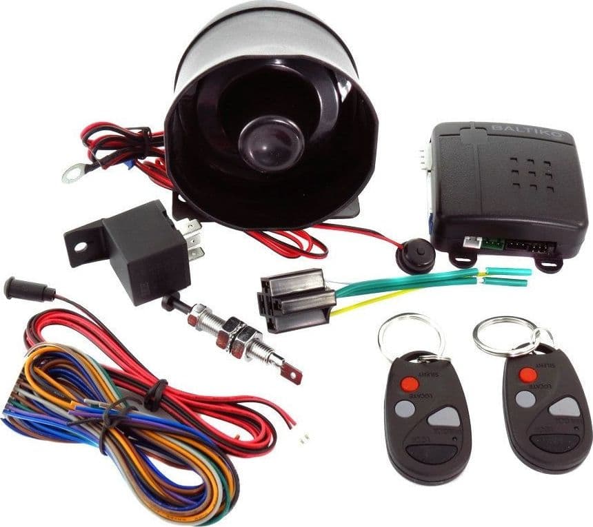 ALLARME ANTIFURTO AUTO UNIVERSALE FURGONE CAMPER ROULOTTE 2 TELECOMANDI - 3