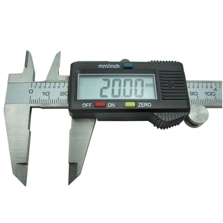 CALIBRO A CORSOIO CASSA IN METALLO DIGITALE 150 MM CON DISPLAY E CUSTODIA - 4
