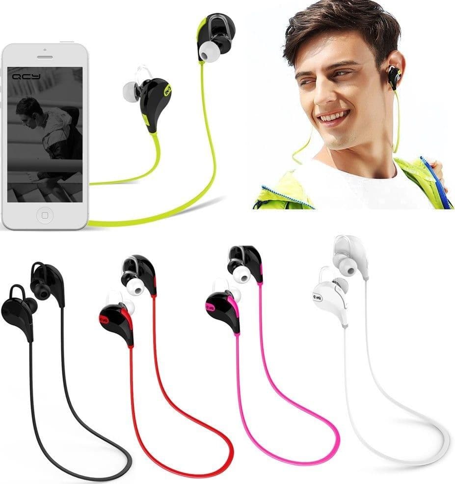 AURICOLARI CUFFIE WIRELESS BLUETOOTH 4.0 HEADSET STEREO SPORTIVE CON MICROFONO - 3