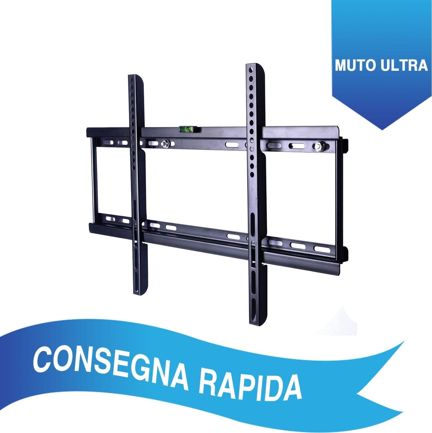SUPPORTO STAFFA FISSAGGIO A PARETE TV LCD PLASMA DA 30" A 70" POLLICI VESA 95 KG - 2