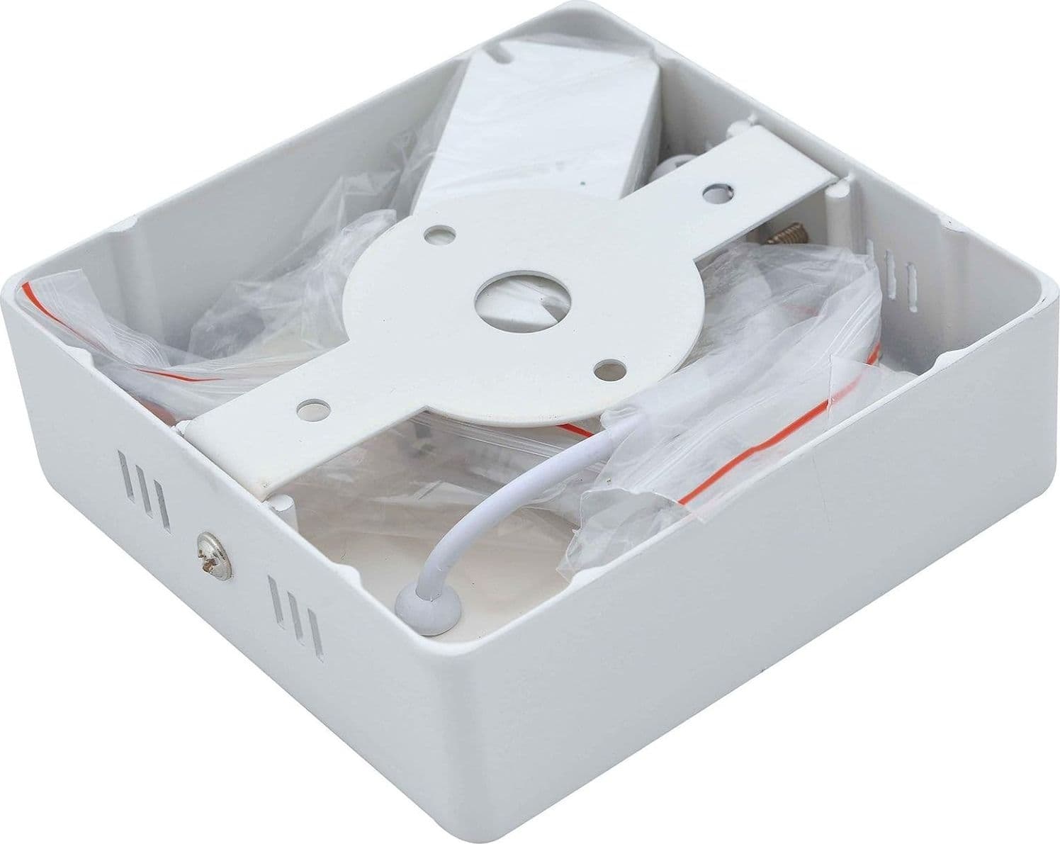 Plafoniera Faretto Pannello Soffitto Led Luce Freddo 12W Quadrato Tondo - 6