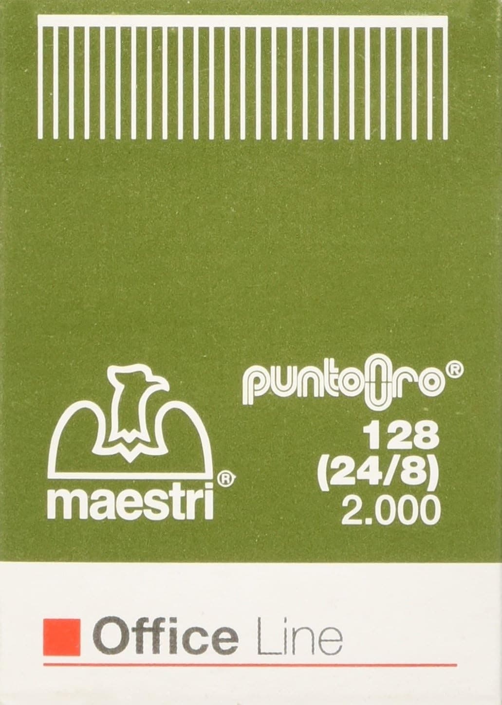 CONF. 2000 PUNTI PER GRAFFATRICE 128 24/8 SPILLATRICE ROMEO MAESTRI FINITURA ORO - 4