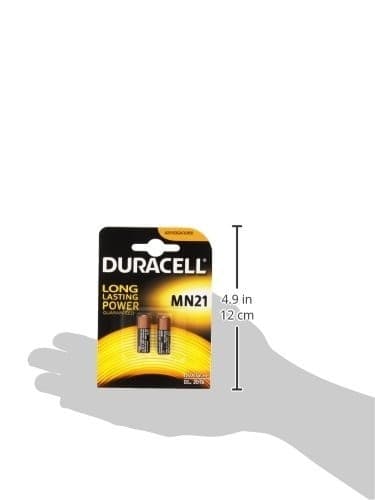 2x Batterie A23 MN21 Duracell alcalina 12V 23A V23GA LR50 PILE PER TELECOMANDO - 3