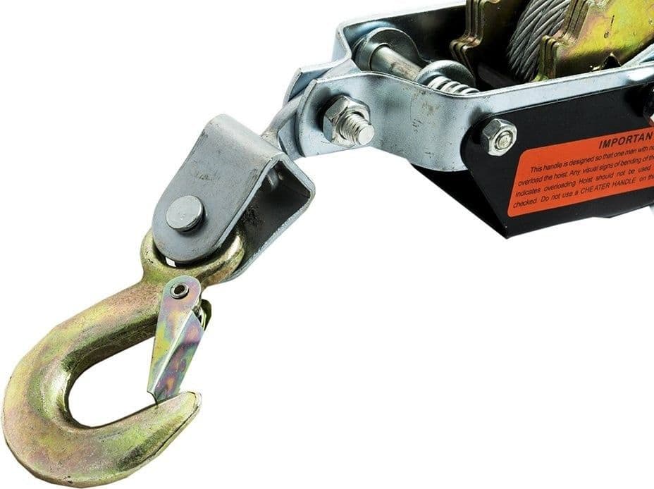 PARANCO VERRICELLO ARGANO MANUALE GANCIO TRAINO 2T 2 TONNELLATE FD-2T - 3