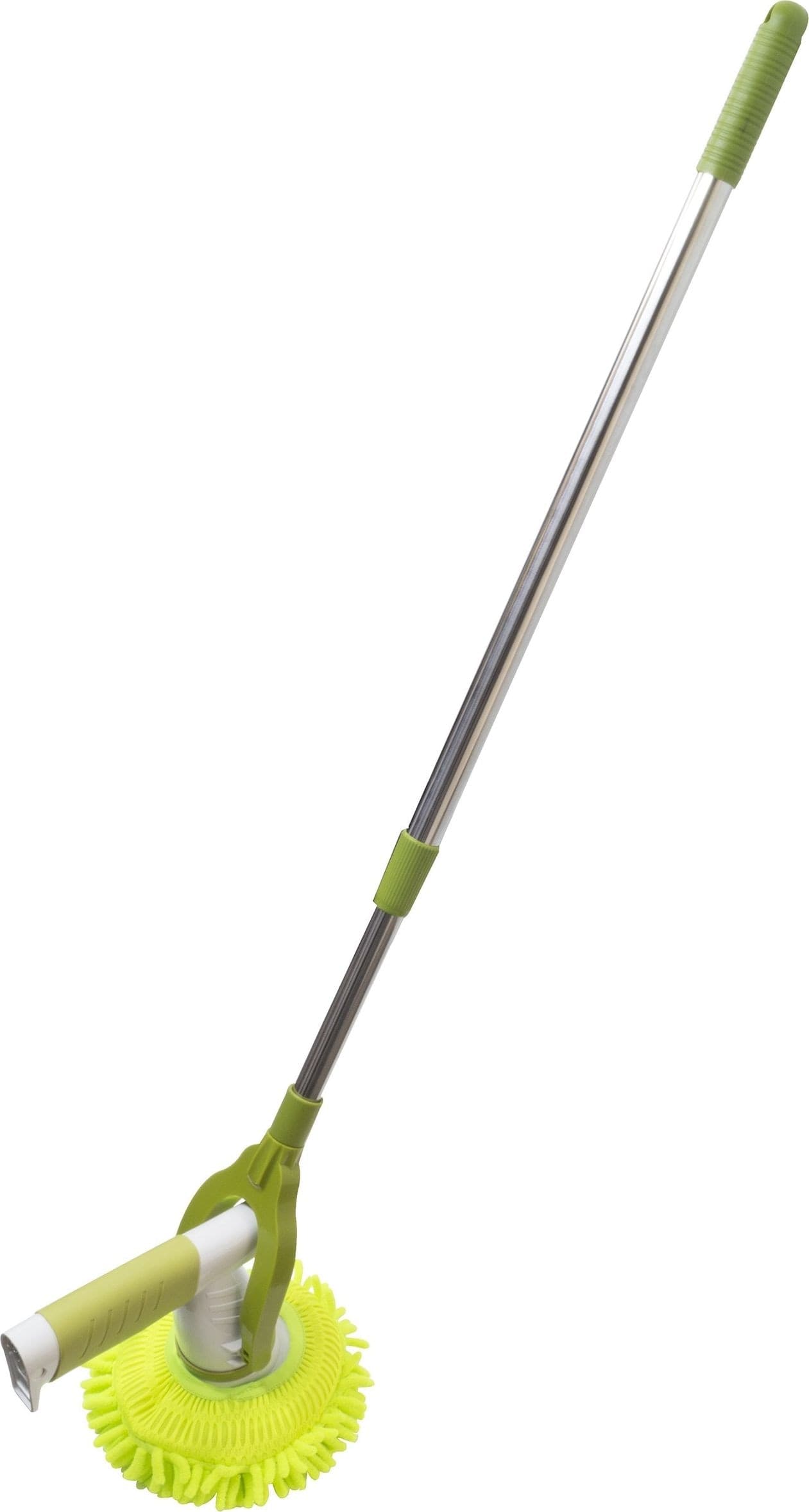 SCOPA CON TESTA ROTANTE MOP CATTURA POLVERE ALLUNGABILE K-108L AUTOSTRIZZANTE - 2