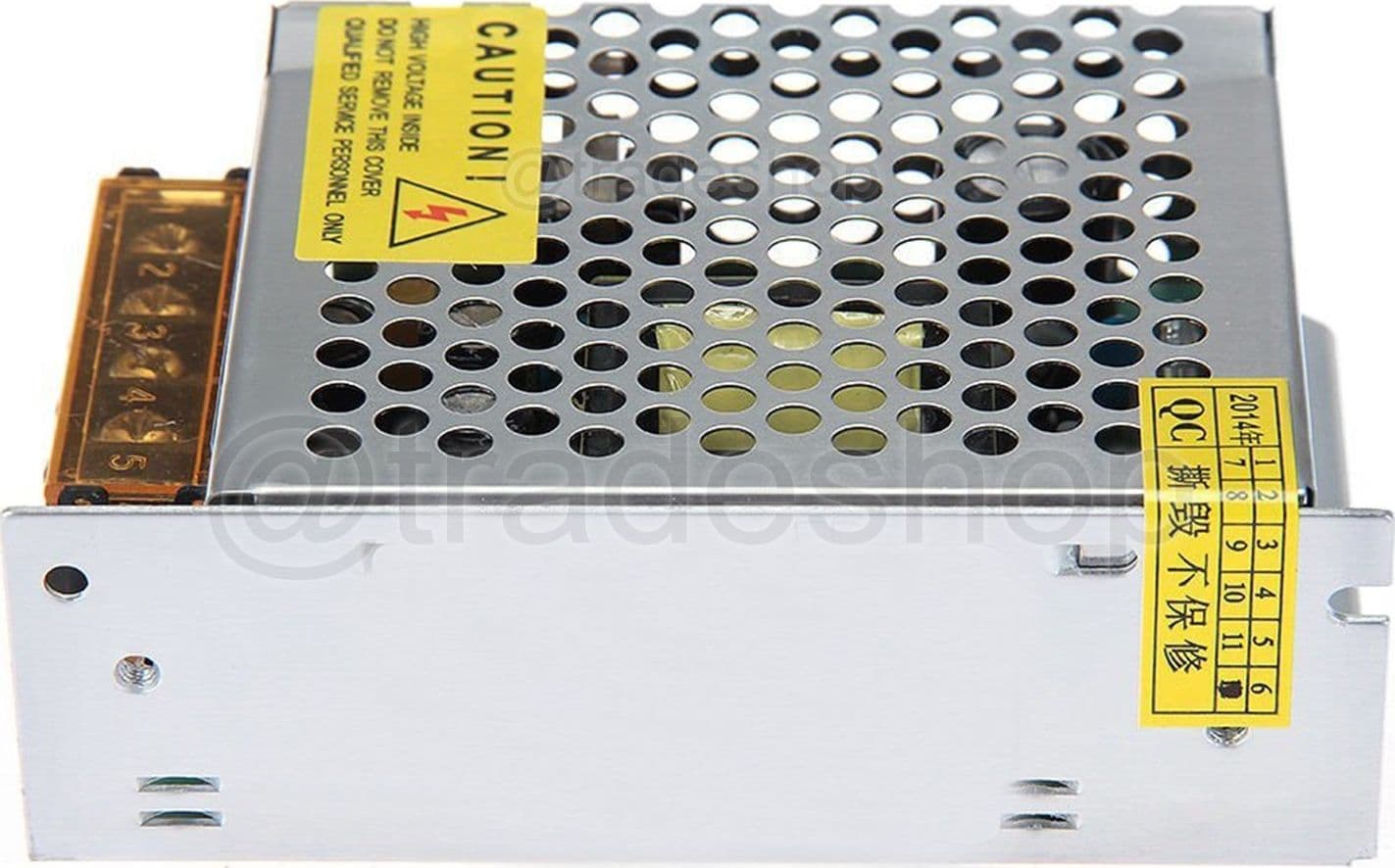 ALIMENTATORE TRASFORMATORE 220V STABILIZZATO 24V 5A TRIMMER PER LED TELECAMERA - 4