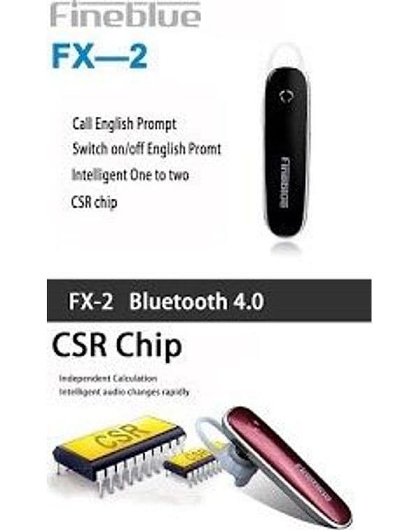 AURICOLARE BLUETOOTH V4.0 HD RICEVITORE TELEFONICO MICROFONO SMARTPHONE - 8