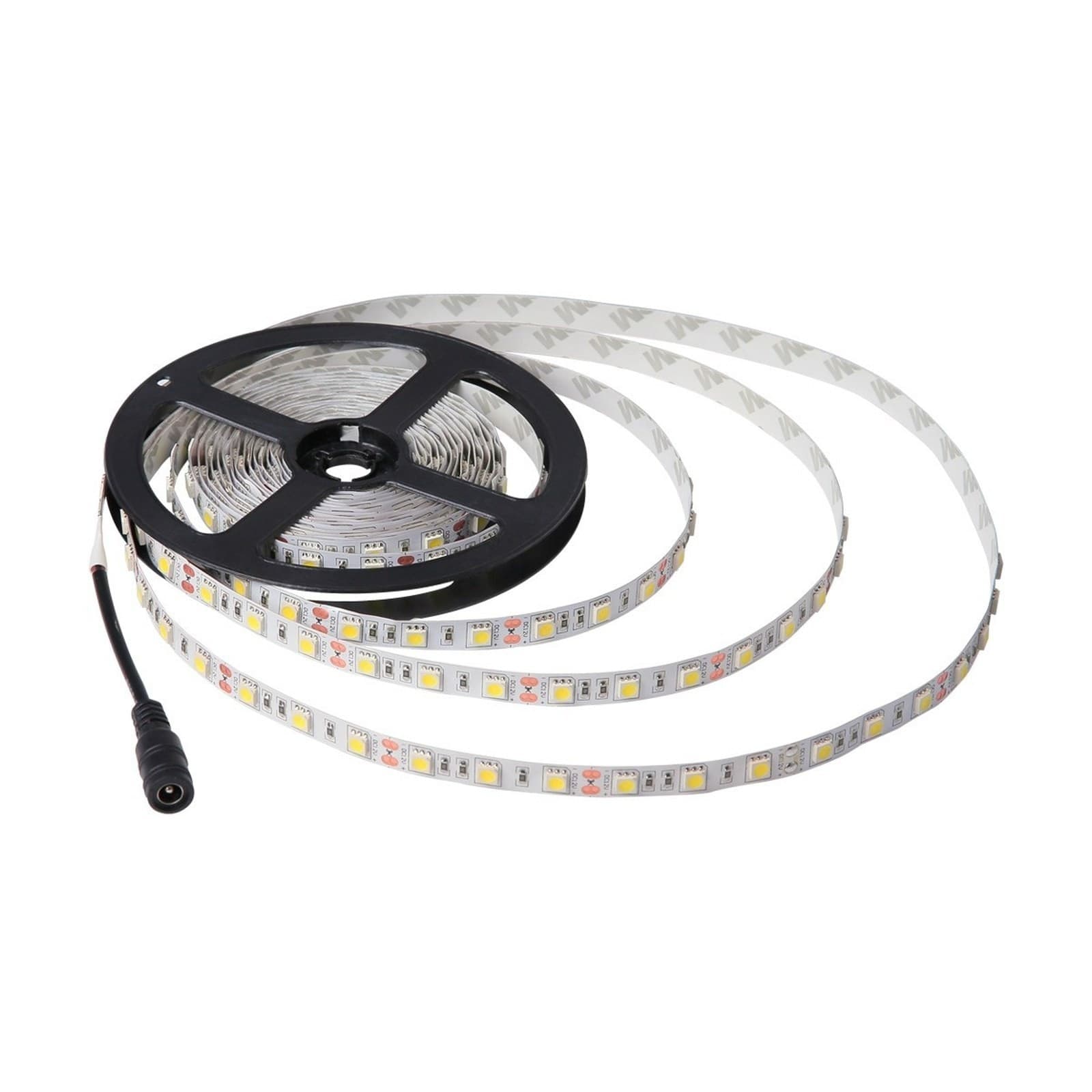 BOBINA STRISCIA STRIP LED 5050 FLESSIBILE 5M ADESIVA LUCE INTERNO ESTERNO IP65 - 8