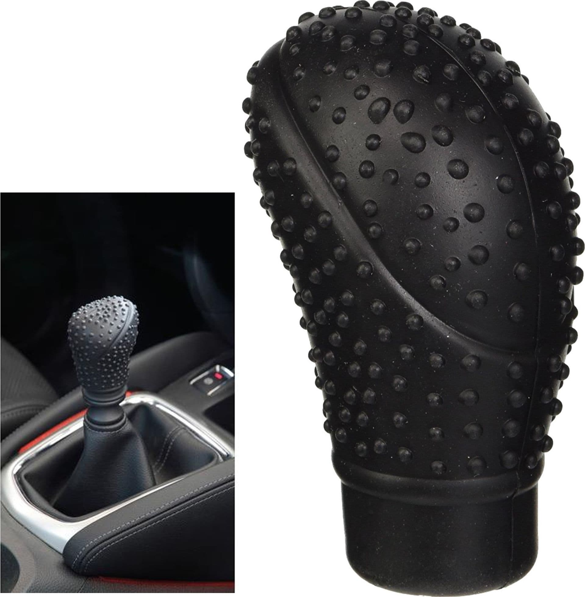 COPRIPOMELLO IN SILICONE COPRI POMELLO LEVA CAMBIO PROTEZIONE UNIVERSALE X AUTO