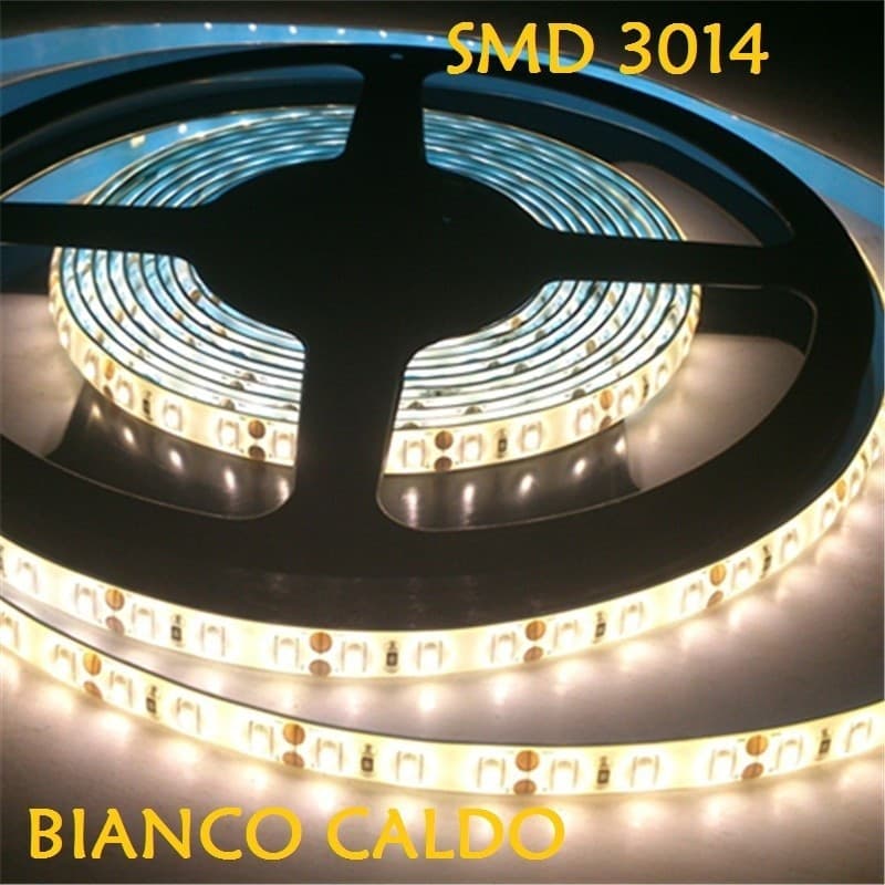 5 METRI STRIP STRISCIA 300 LED 3014 SMD PER ESTERNO IP65 12 V DC CALDO FREDDO - 7