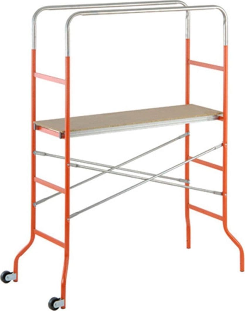 TRABATTELLO MINI CON PIANALE IN LEGNO ALTEZZA MASSIMA 3,37 M GIERRE KREO MINI - 3