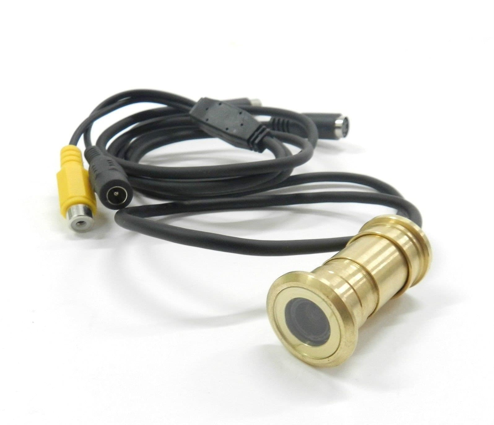 MINI TELECAMERA A COLORI OCCHIO MAGICO OCCHIELLO SPIONCINO ELETTRONICO ARGENTO
