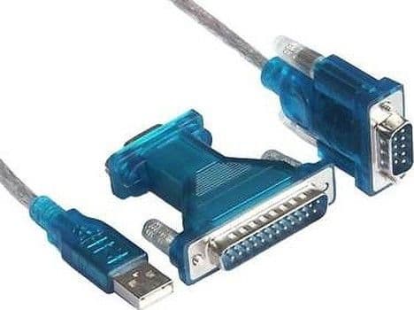 CAVO ADATTATORE CONVERTITORE DATI DA USB A SERIALE RS232 PORTA PC COMPUTER - 2