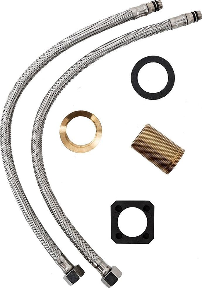RUBINETTO LAVABO BAGNO MODERNO MISCELATORE LAVANDINO MONOCOMANDO OTTONE CROMATO - 5