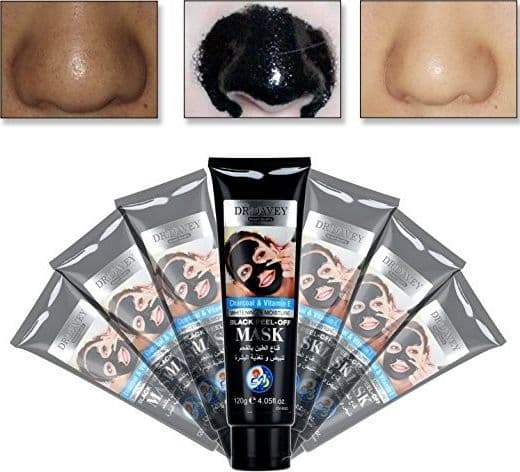 BLACK MASK 120 GR MASCHERA BELLEZZA VISO FACCIA PULIZIA PELLE RIMUOVE PUNTI NERI - 4